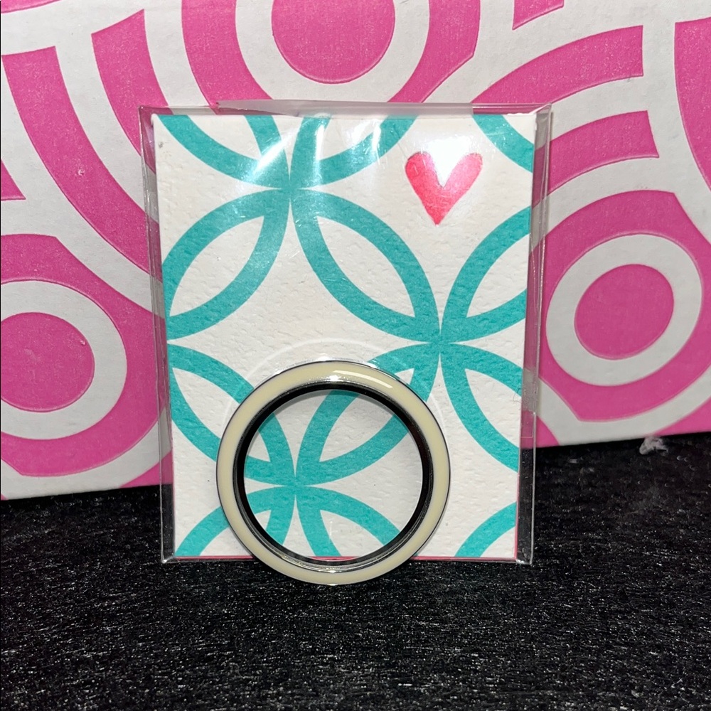 Origami Owl Black and Cream colored face, large